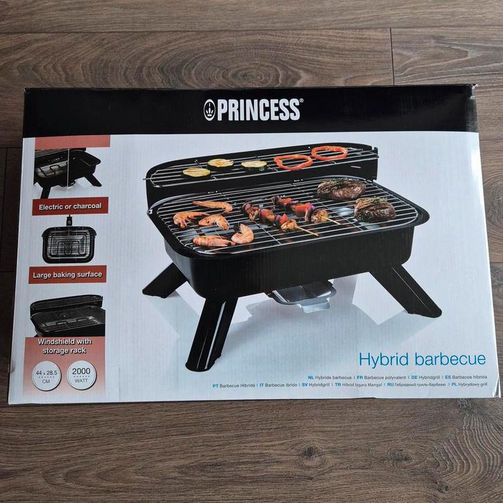 Princess Hybride Barbecue, Tuin en Terras, Elektrische barbecues, Zo goed als nieuw, Ophalen