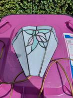 Vintage Tiffany Stijl Wandlamp Bloemen op halen, Huis en Inrichting, Lampen | Wandlampen, Ophalen of Verzenden, Gebruikt, Glas