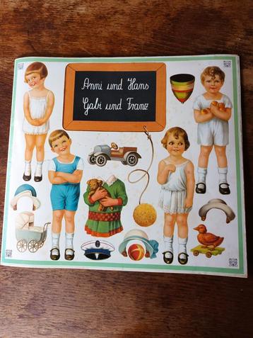 Vintage paperdolls Franz-Jozef Holler beschikbaar voor biedingen