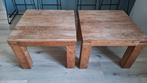 Twee teak houten salontafels, Huis en Inrichting, Woonaccessoires | Kisten, Ophalen, Gebruikt, 50 tot 100 cm, Teakhout