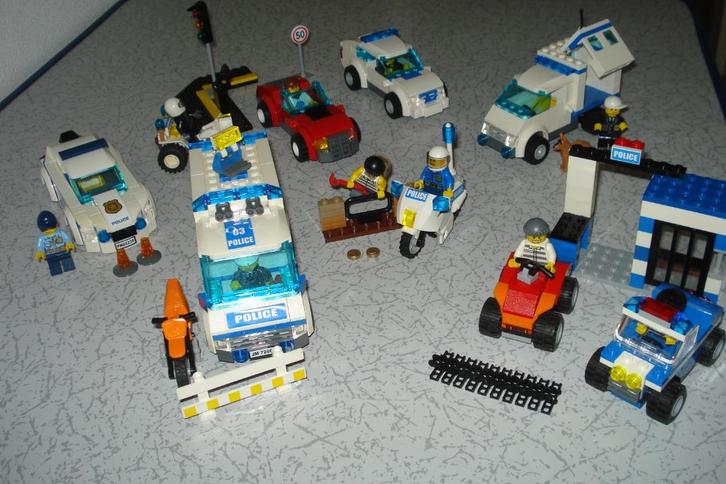 Lego politiesetjes, 6 stuks, Kinderen en Baby's, Speelgoed | Duplo en Lego, Gebruikt, Lego, Complete set, Ophalen of Verzenden
