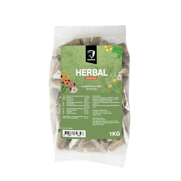 Horka Herbal Paardensnoepjes, Kruiden 1kg, Dieren en Toebehoren, Paarden en Pony's | Overige Paardenspullen, Nieuw, Ophalen of Verzenden