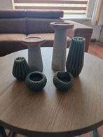 Kandelaars en kaarsen, Ophalen, Overige materialen, Gebruikt, Grijs