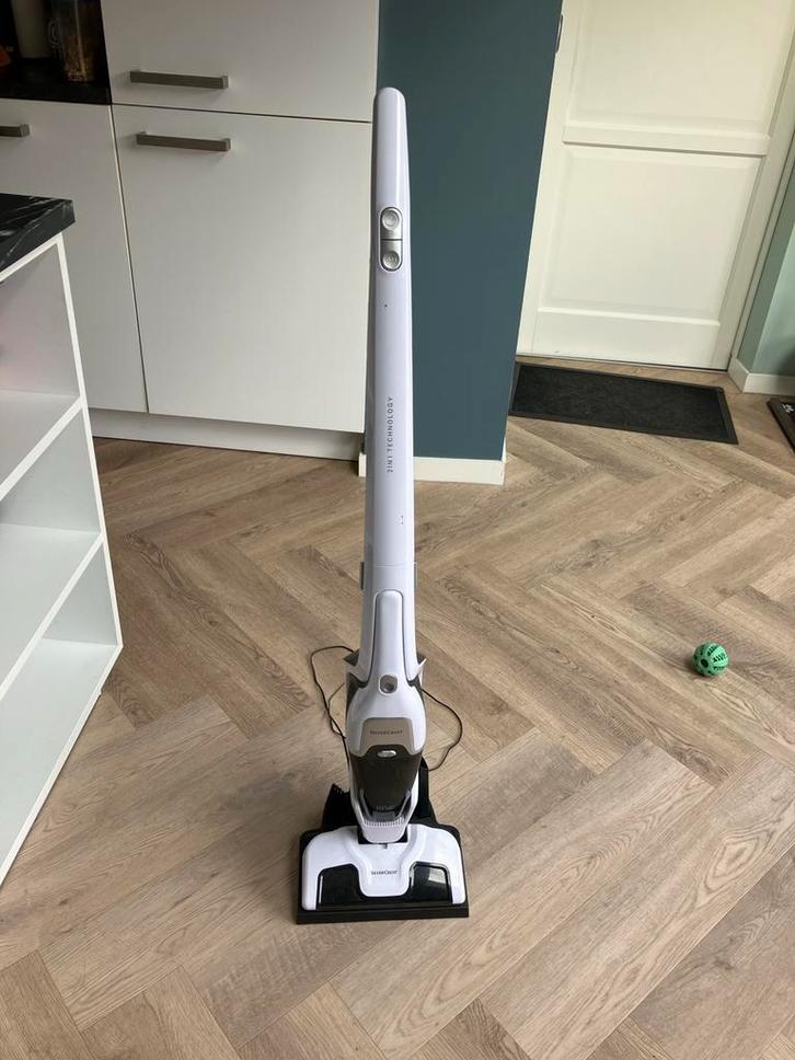 SilverCrest 2-in-1 Steelstofzuiger 18V, Witgoed en Apparatuur, Stofzuigers, Gebruikt, Stofzuiger, Minder dan 1200 watt, Reservoir
