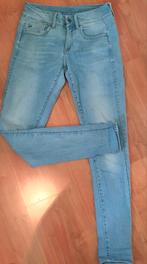 Gstar lynn skinny 27/32, Gedragen, Blauw, W27 (confectie 34) of kleiner, Verzenden