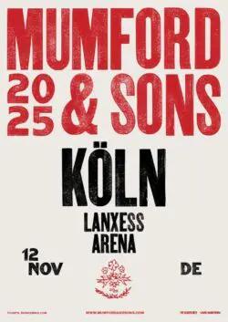 Mumford and Son concert in Keulen, Tickets en Kaartjes, Concerten | Dance, Drie personen of meer, November