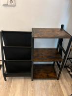 Vintage platenkastje / platenspeler meubel, Ophalen, Met plank(en), 50 tot 100 cm, Zo goed als nieuw