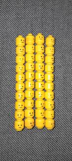 Lego city minifiguren hoofdjes netjes 40 stuks partij zgan, Ophalen of Verzenden, Zo goed als nieuw, Losse stenen, Lego