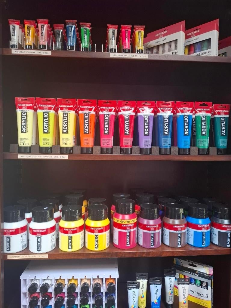 Amsterdam Acrylverf, tubes van 120nl in ruim 70 kleuren, Hobby en Vrije tijd, Royal Talens, NL, Nieuw, Ophalen of Verzenden