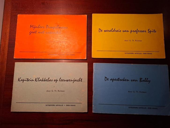 Vier stripboekjes - Rotman strips, Boeken, Stripboeken, Gelezen, Meerdere stripboeken, Verzenden