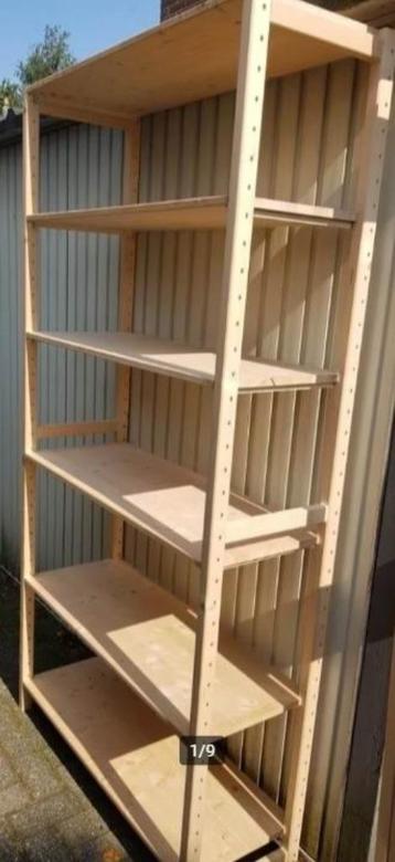 4 grenen stellingkasten:   WEDEKA, Ivar en Ikea - afbeelding 2
