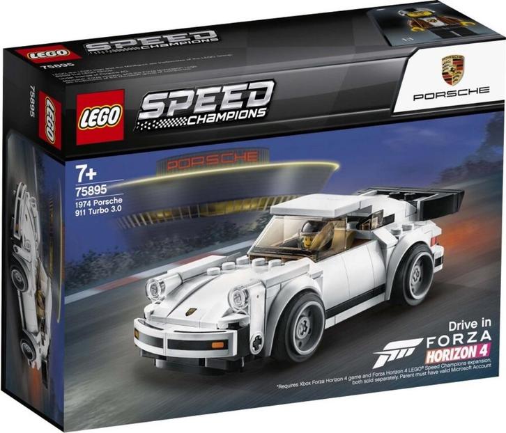 LEGO Speed Champions 1974 Porsche 911 Turbo 3.0-75895-NIEUW, Kinderen en Baby's, Speelgoed | Duplo en Lego, Nieuw, Lego, Complete set