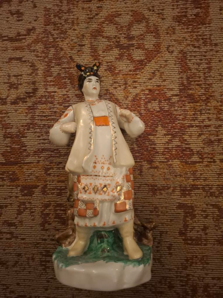 Vintage Oekraïens porseleinen beeldje, ca. 1970, Antiek en Kunst, Ophalen of Verzenden