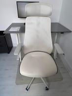 Bureaustoel IKEA kleur wit met blauwe details, Ophalen, Wit, Zo goed als nieuw, Gaming bureaustoel