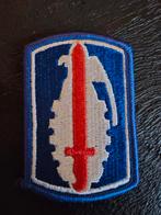 Patch 191st INFANTRY BRIGADE US ARMY, Ophalen of Verzenden, Landmacht, Amerika, Embleem of Badge