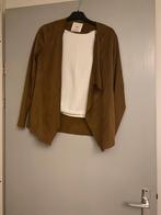 Mango blazer jasje suède, Verzenden, Zo goed als nieuw, Maat 38/40 (M), Bruin