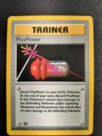 1st edition Shadowless Pluspower, Hobby en Vrije tijd, Verzamelkaartspellen | Pokémon, Ophalen of Verzenden, Gebruikt