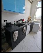 Ikea Keuken zwart, Gebruikt, Ophalen of Verzenden, 200 cm of meer, 50 tot 75 cm