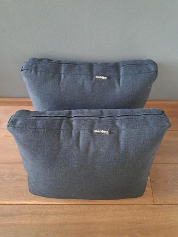 😎 2 x LOUNGEKUSSEN CHILLEN TUINKUSSENS MANCAVE TUINBANK  beschikbaar voor biedingen