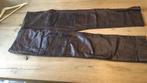 DKNY HEREN CARGOBROEK LEER MAAT 34, Kleding | Heren, Broeken en Pantalons, Ophalen of Verzenden, Gedragen, Bruin