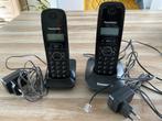 Dect telefoon (Panasonic), Ophalen of Verzenden, Zo goed als nieuw, 2 handsets
