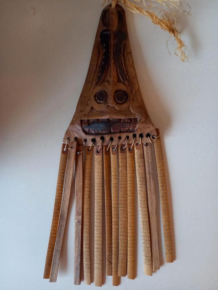 Indonesische batak kalender hout., Diversen, Kalenders, Ophalen of Verzenden