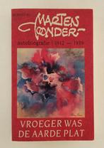 Toonder, Marten - Vroeger was de aarde plat / Autobiografie, Boeken, Verzenden, Gelezen, Overige