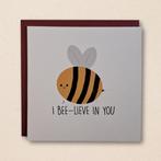 I bee-lieve in you - Wenskaart, Verzenden, Nieuw