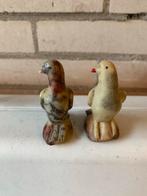 Twee stenen vogelbeeldjes, Ophalen of Verzenden