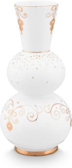 Pip Studio Royal Winter White Vaas 15cm Rond Royal Christmas, Ophalen of Verzenden