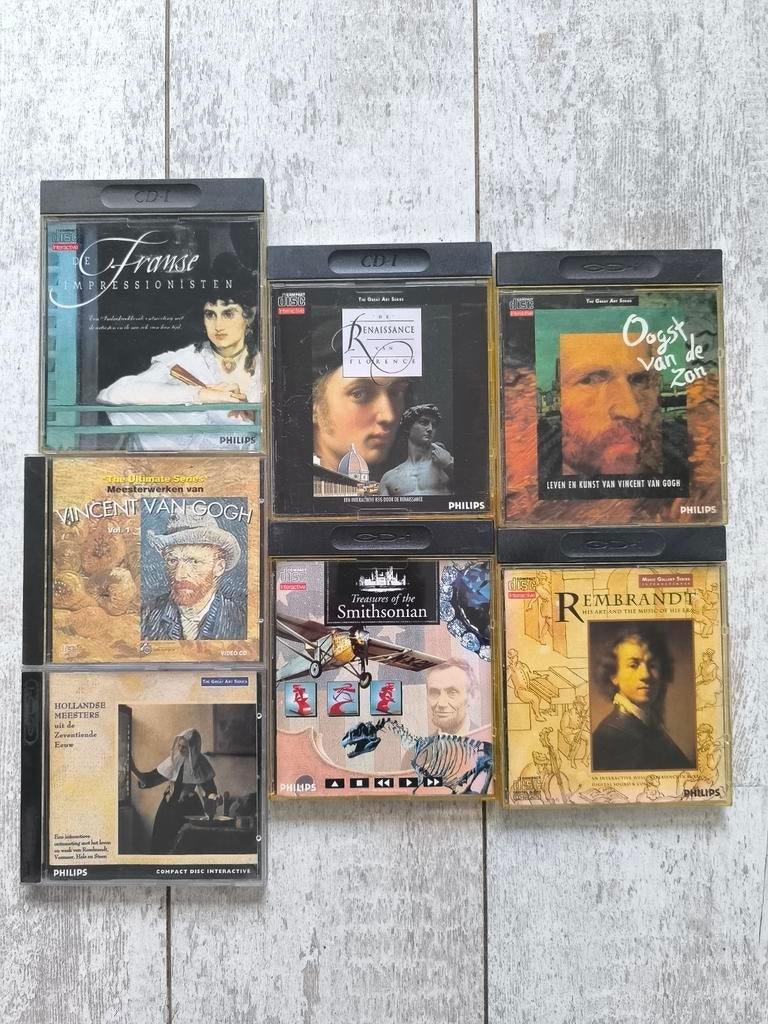 Unieke CDi en Video CD kunst collectie!, Cd's en Dvd's, Ophalen of Verzenden, Zo goed als nieuw