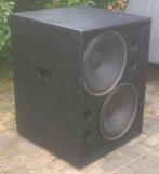 Subs 450 - 900 Watt dubbel 15 inch, 2 stuks, Overige merken, Subwoofer, Refurbished, Ophalen of Verzenden