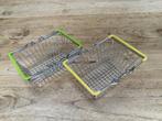Set van 2 metalen winkelmandjes voor winkeltje, zgan, Ophalen of Verzenden, Zo goed als nieuw, Jongen of Meisje
