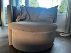 Ronde Fauteuil Bonne (Goossens), Huis en Inrichting, Fauteuils, Ophalen, Gebruikt, Stof