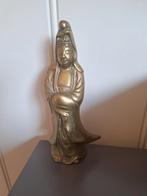Antiek bronzen beeld van Guanyin, Ophalen of Verzenden, Gebruikt