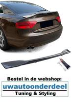 Audi A5 Coupe Cabrio Achterklep Ducktale Spoiler Glans Zwart, Auto diversen, Verzenden