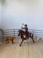 Schleich cowboy set, Verzamelen, Ophalen of Verzenden, Zo goed als nieuw, Paard, Beeldje of Figuurtje