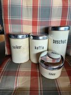 Vintage Brabantia Voorraadblikken Set, Huis en Inrichting, Ophalen, Gebruikt