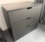 Nordli Ikea ladekast zwart, Ophalen, Gebruikt, 50 tot 100 cm, 3 of 4 laden