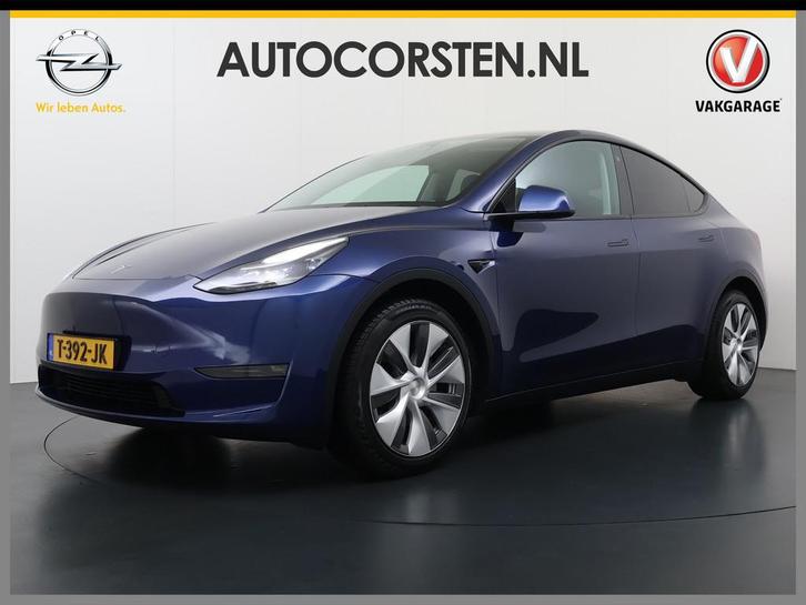 Tesla Model Y Long Range AWD 514pk SOH 92% Trekhaak Warmtepo, Auto's, Tesla, Bedrijf, Te koop, Model Y, 4x4, ABS, Achteruitrijcamera