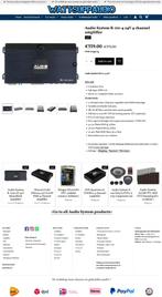 Audio System R-110-4 24V 4 kanaals versterker, Auto diversen, Autospeakers, Info@optimount.nl, Nieuw, Ophalen of Verzenden, Anholtseweg 48A 7091 HB DINXPERLO