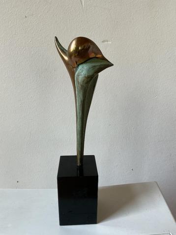 Ruurd Hallema bronzen sculptuur Adieu. Met boek! beschikbaar voor biedingen