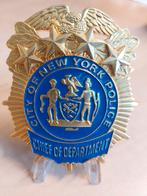 City of New York Police - Chief of Department, Ophalen of Verzenden, Overige soorten, Amerika, Embleem of Badge