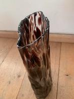 Design glazen vaas retro vintage 35 cm pontil, Overige kleuren, Verzenden, Minder dan 50 cm, Glas