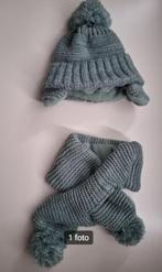 Muts en sjaal 9/12 maanden, Ophalen, Meisje, Zo goed als nieuw, Hema