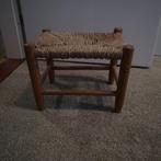 rieten krukje, Huis en Inrichting, Krukjes, Ophalen of Verzenden, Hout