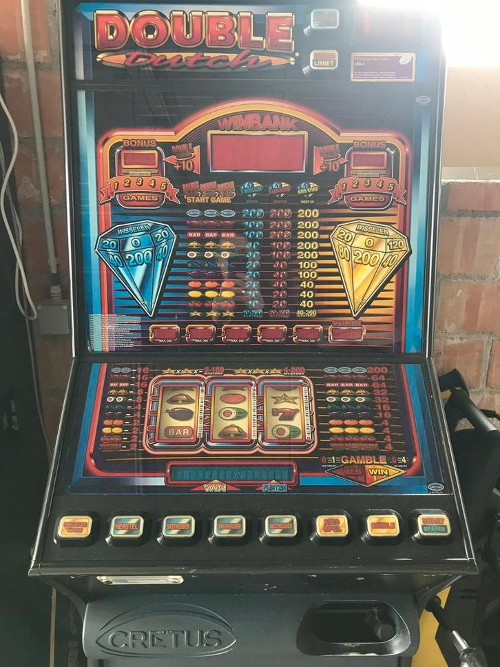 Gokkast speelautomaat, Verzamelen, Automaten | Gokkasten en Fruitautomaten, Gebruikt, Euro, Met sleutels, Ophalen