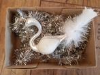Kerstbal vogel op klip zwaan, Diversen, Kerst, Ophalen of Verzenden