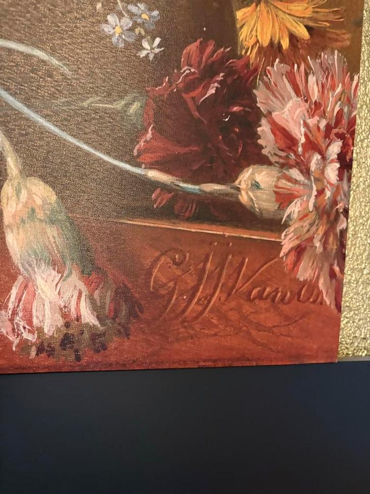 Stilleven met bloemen - Van Os reproductie, Antiek en Kunst, Kunst | Schilderijen | Klassiek, Ophalen