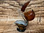 Beeld glazen pelikaan gekleurd glas., Ophalen of Verzenden, Nieuw, Dier